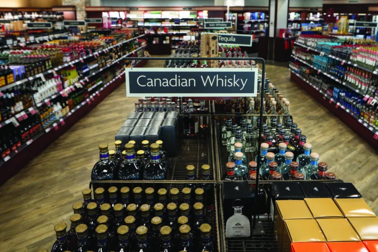 From motorcycles to booze, US ban on $1 billion worth of Canadian imports goes into effect